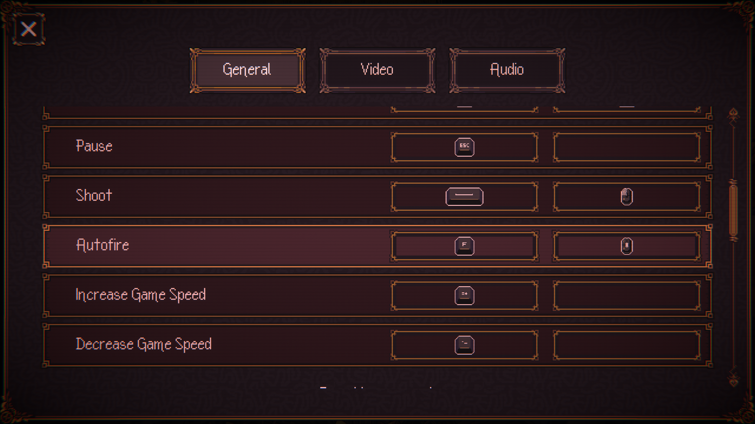 Autofire option in Ball X Pit (Image via Devolver Digital)