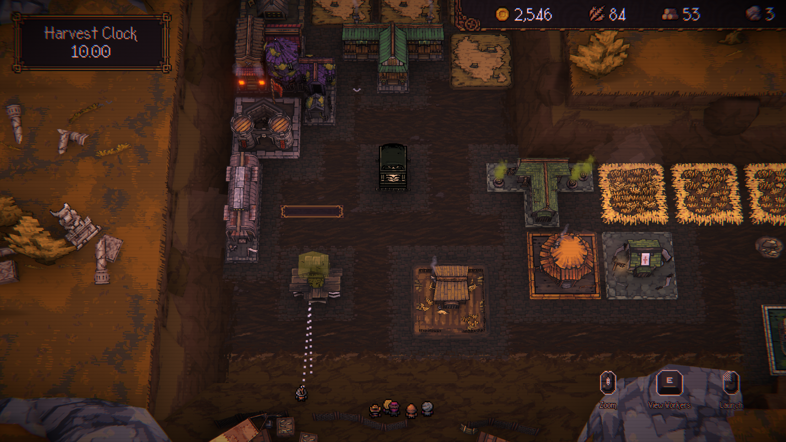 How to build the Snowy Trophy Building (Image via Devolver Digital)