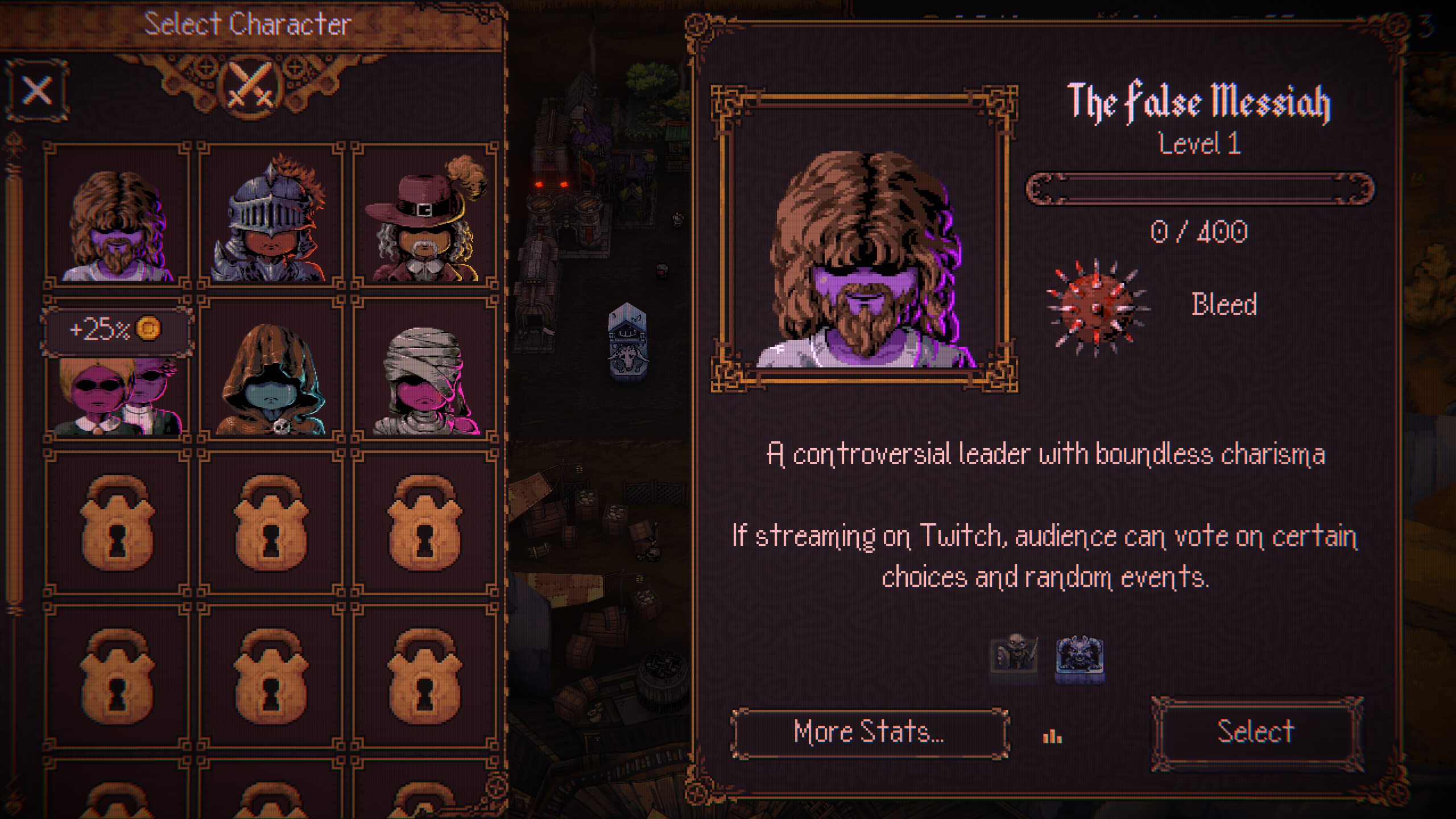 Unlock The False messiah Character in Ball X Pit (Image via Devolver Digital)