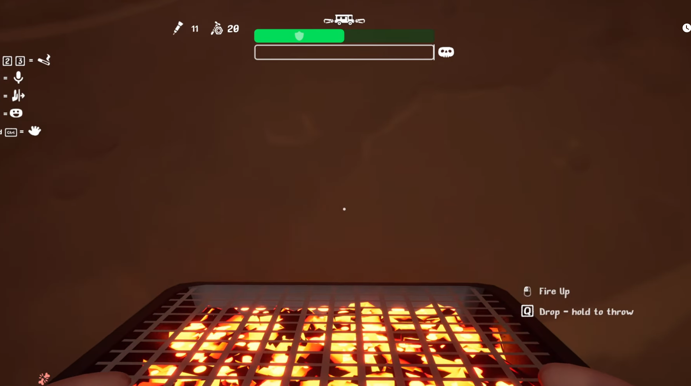 Fire up the grill and place the meat patty onto it to cook (Image via Nugget Entertainment)