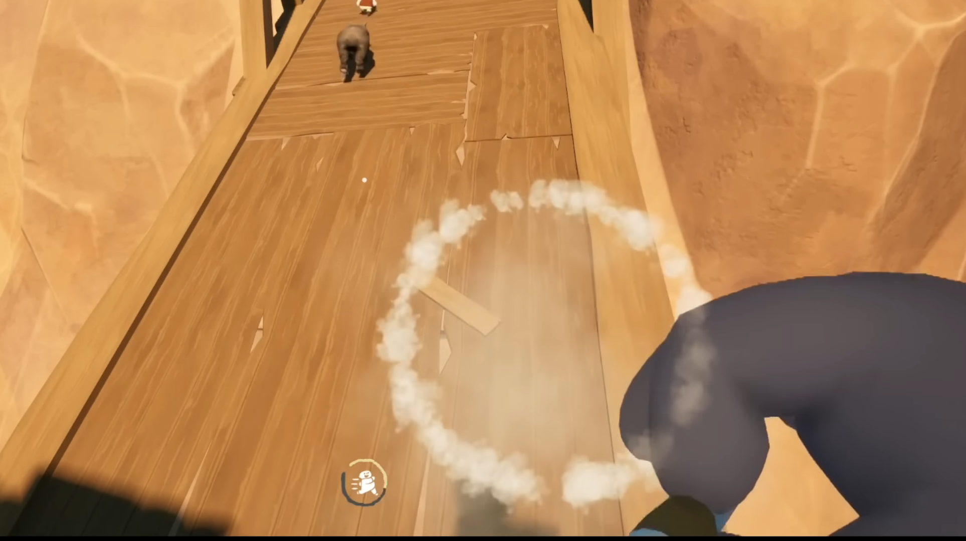 Take a puff of smoke to get a temporary stamina boost (Image via Nugget Entertainment)