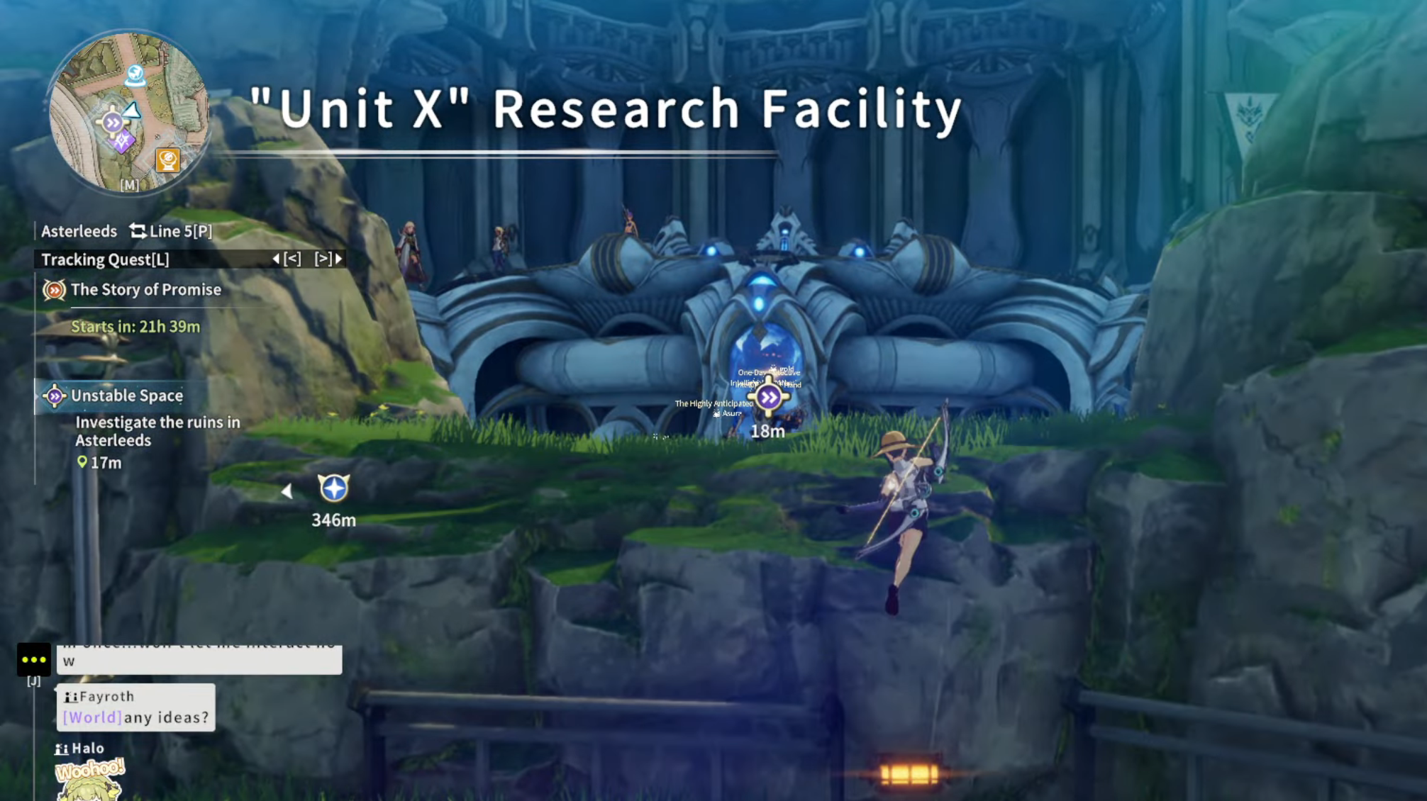 Speak with Valeria to unlock the Unstable Space (Image via A Plus Japan)