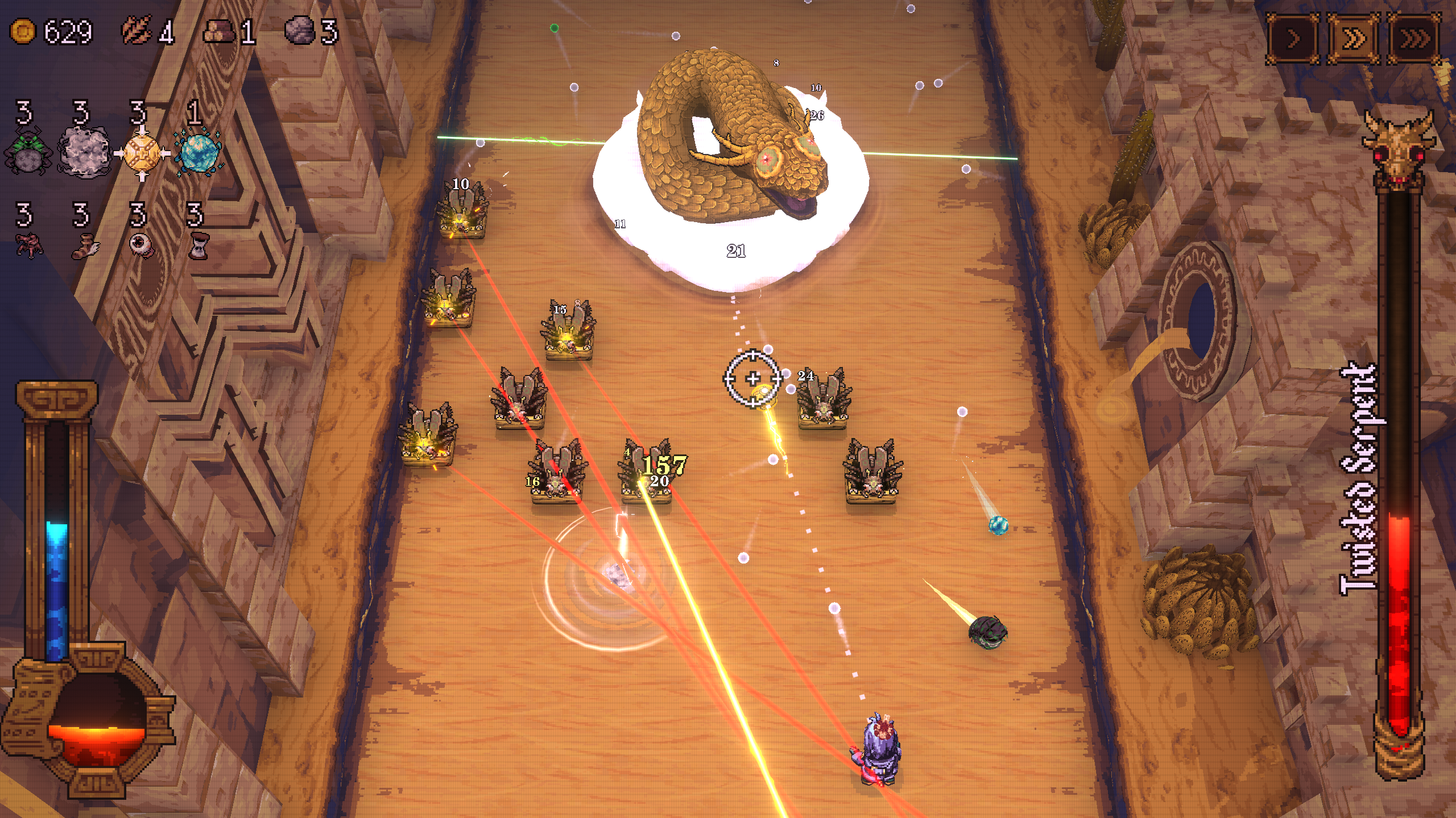 Mini-enemies spawning (Image via Devolver Digital)