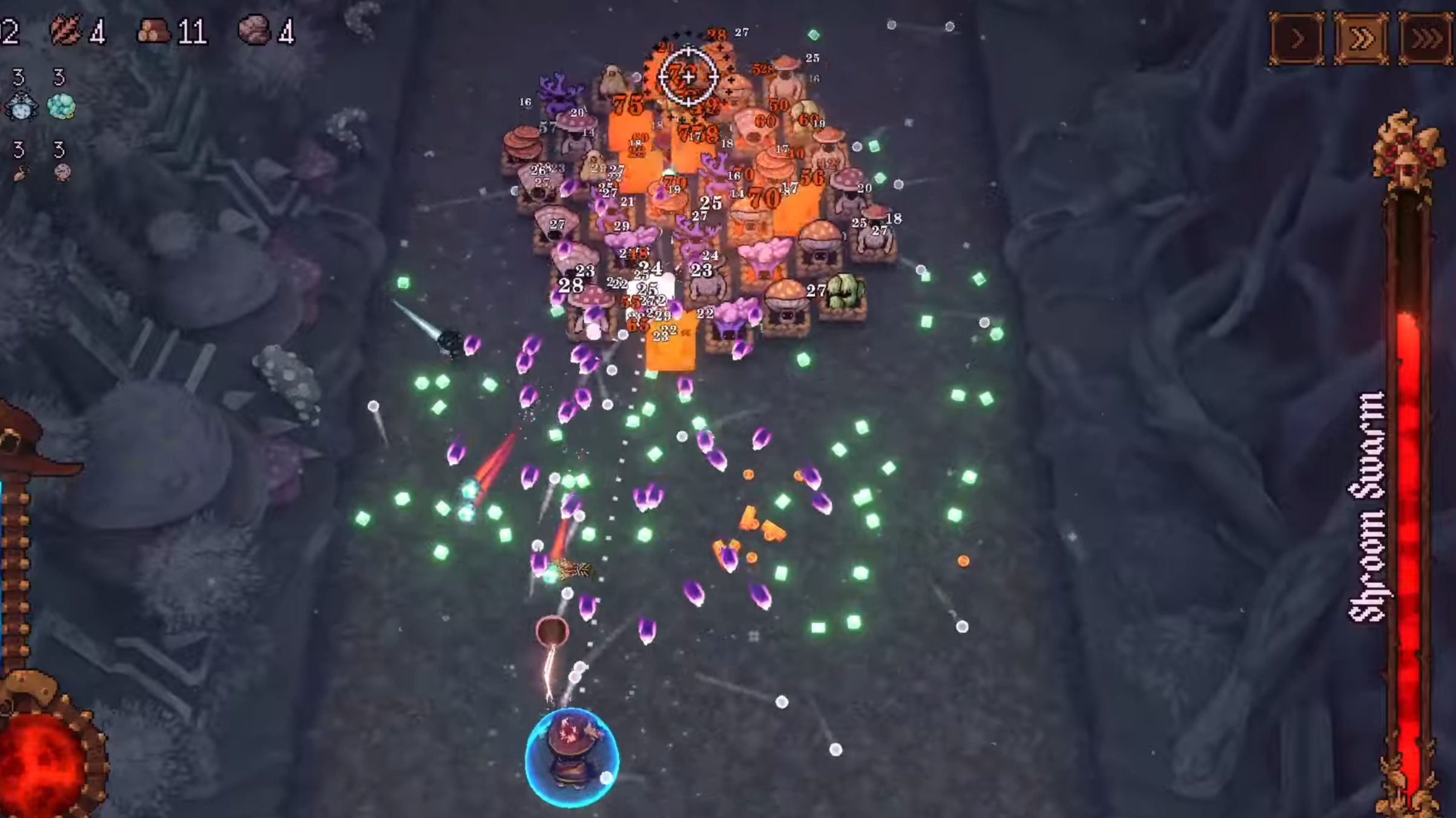 Bullet Spray attack pattern (Image via Devolver Digital)