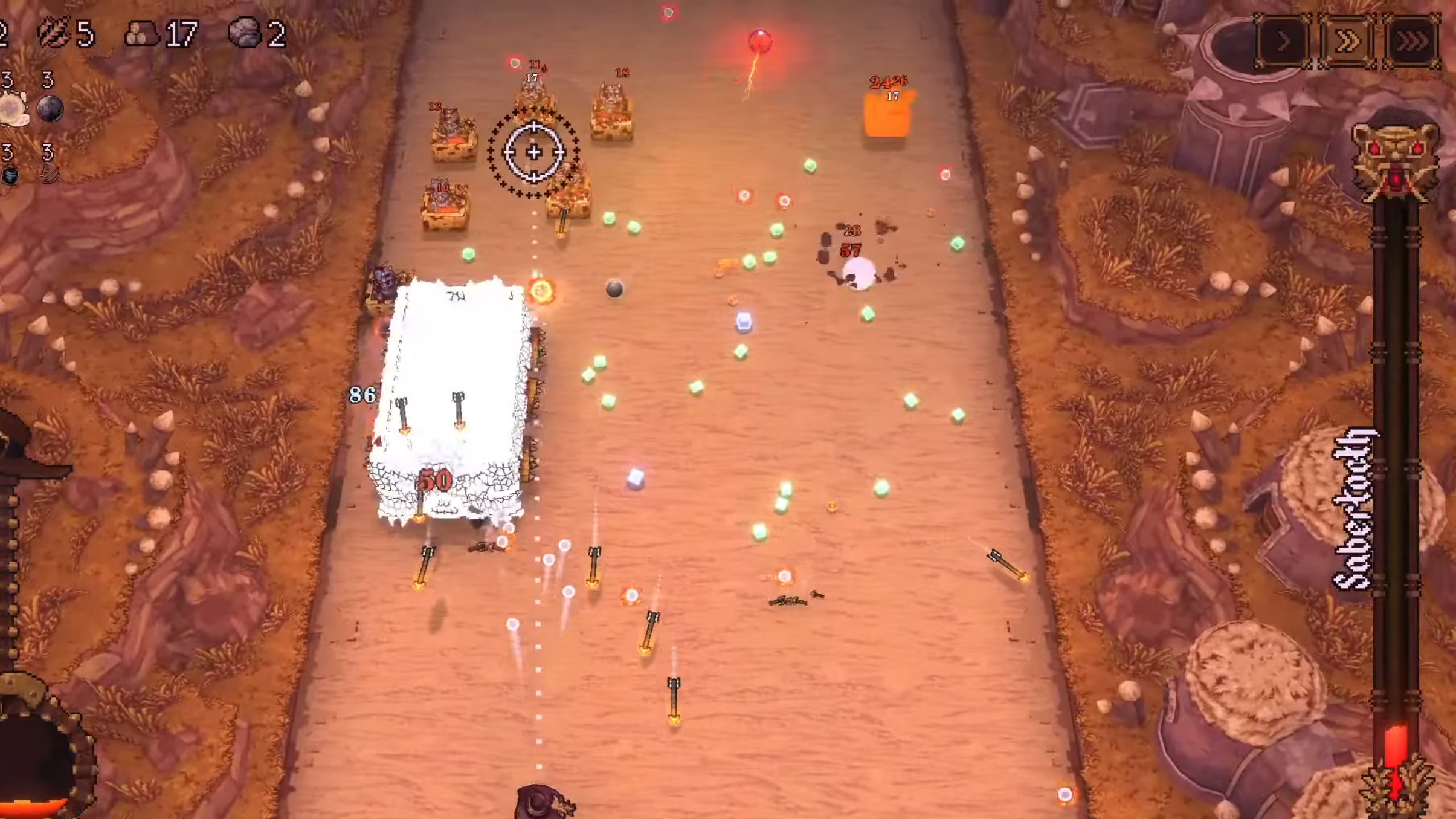 Flaming Arrows attack (Image via Devolver Digital)