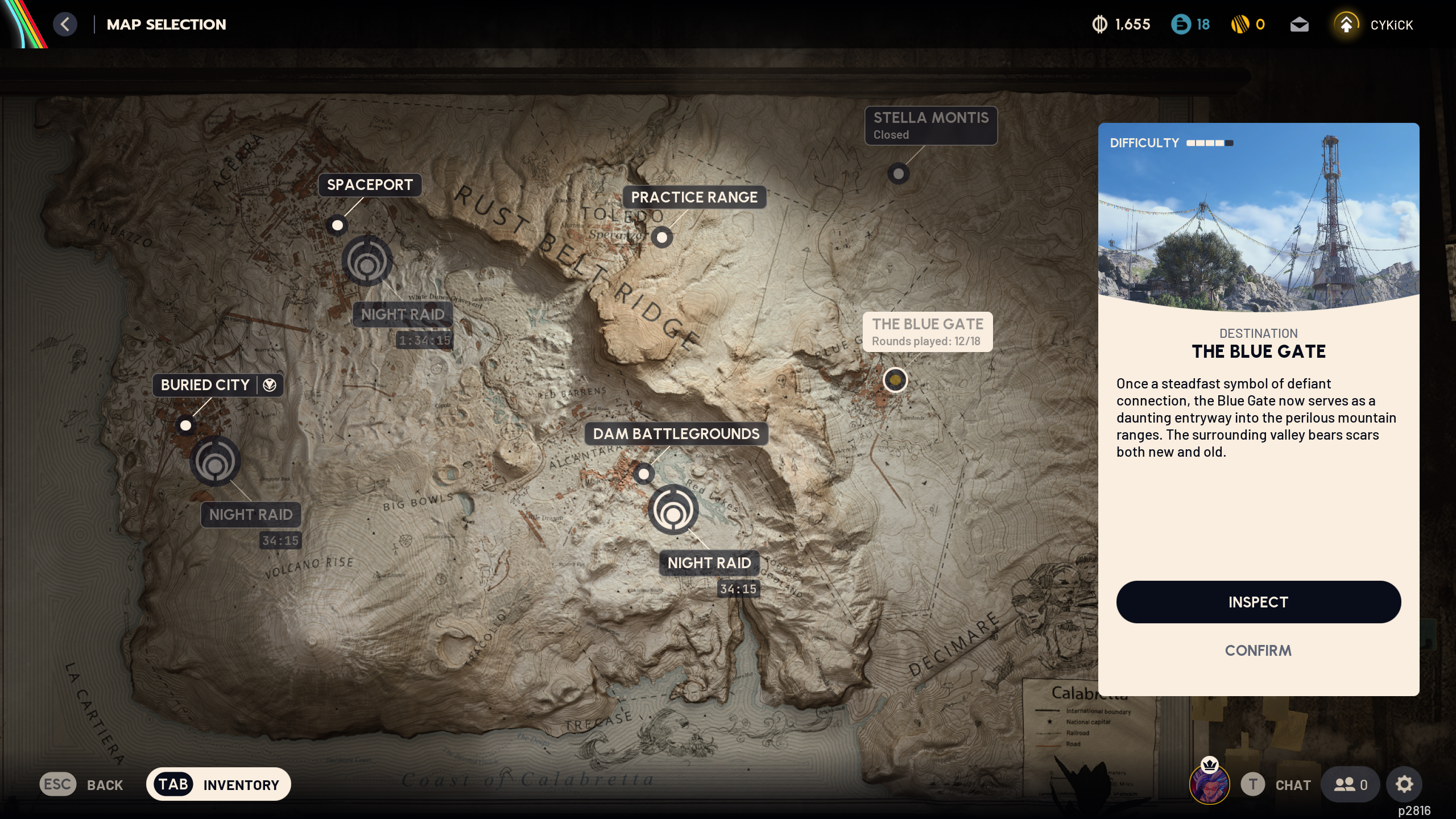 The Blue Gate Map (Image via Embark Studios)