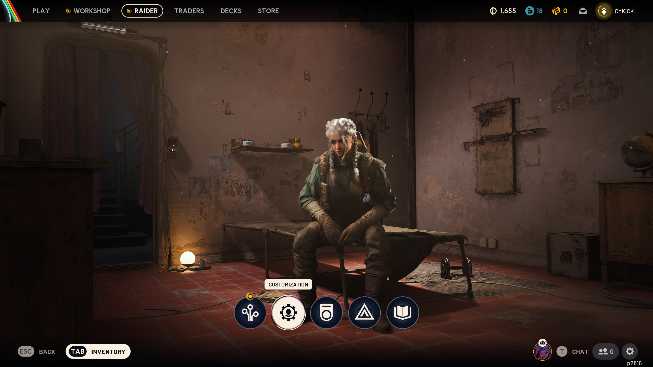 How to customize your character (Image via Embark Studios)