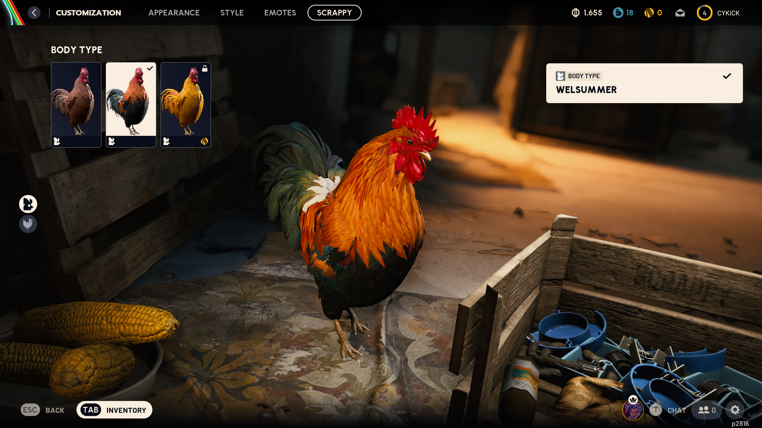 Customize Scrappy (Image via Embark Studios)