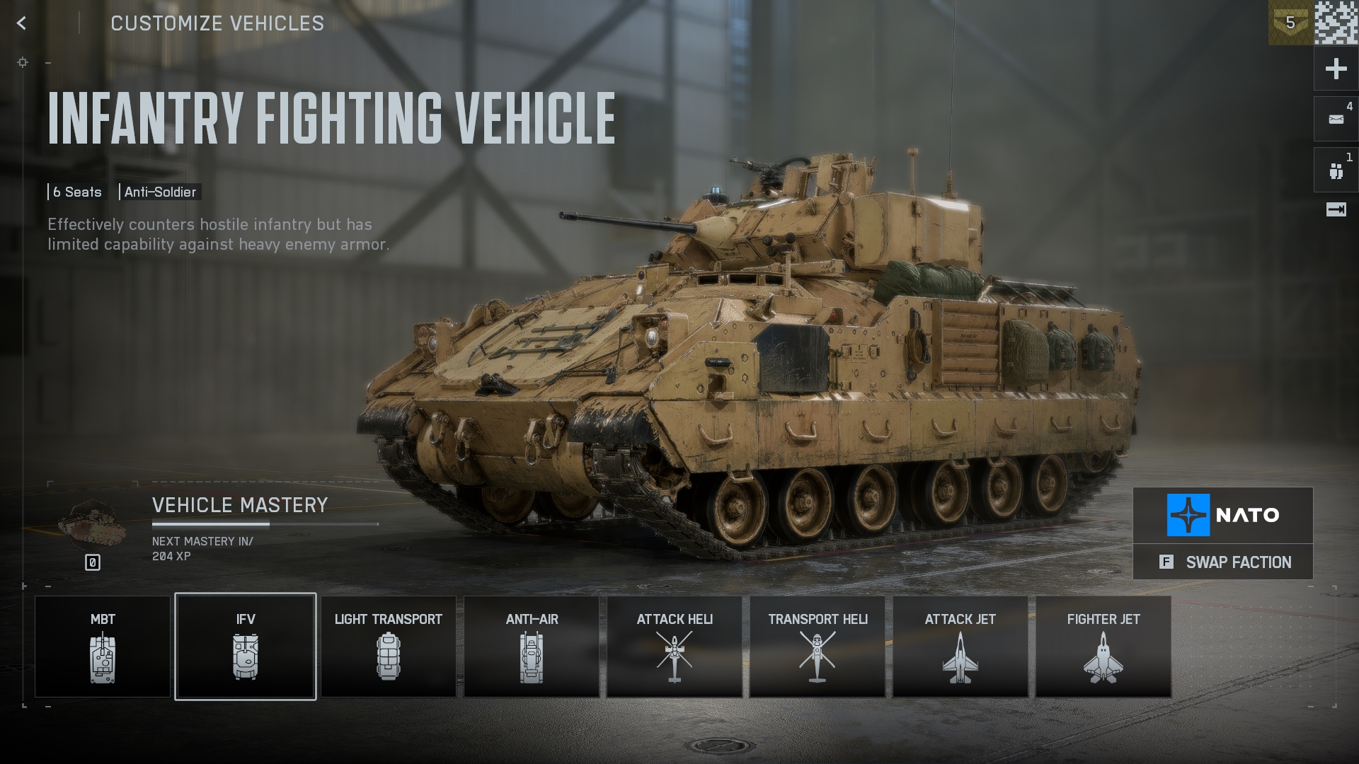 This vehicle is faster than a normal tank (Source: Electronic Arts)