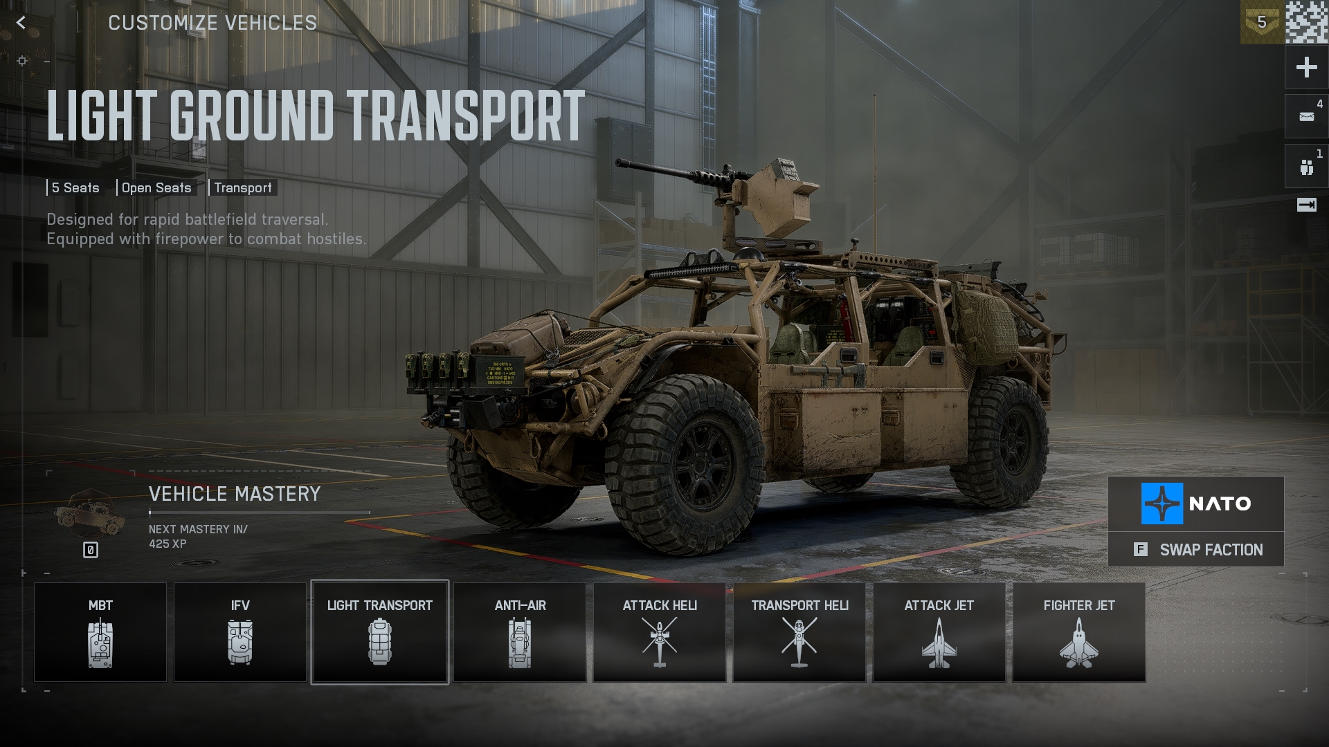 Traverse quickly with the Light Ground Transport (Source: Electronic Arts)