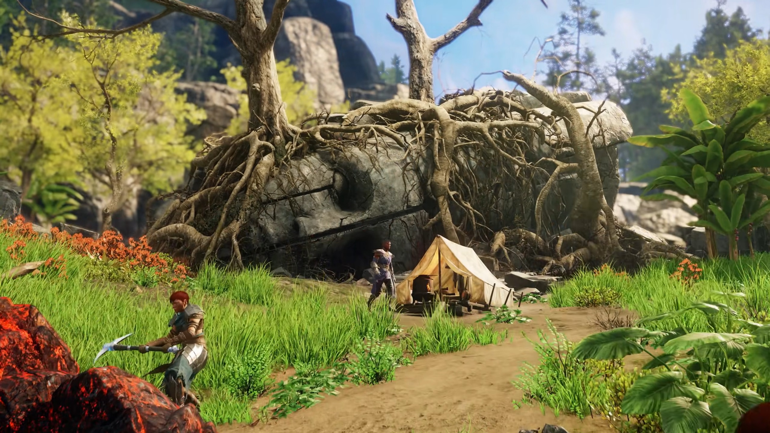 Picture describes that the world of New World Aeternum is gorgeous