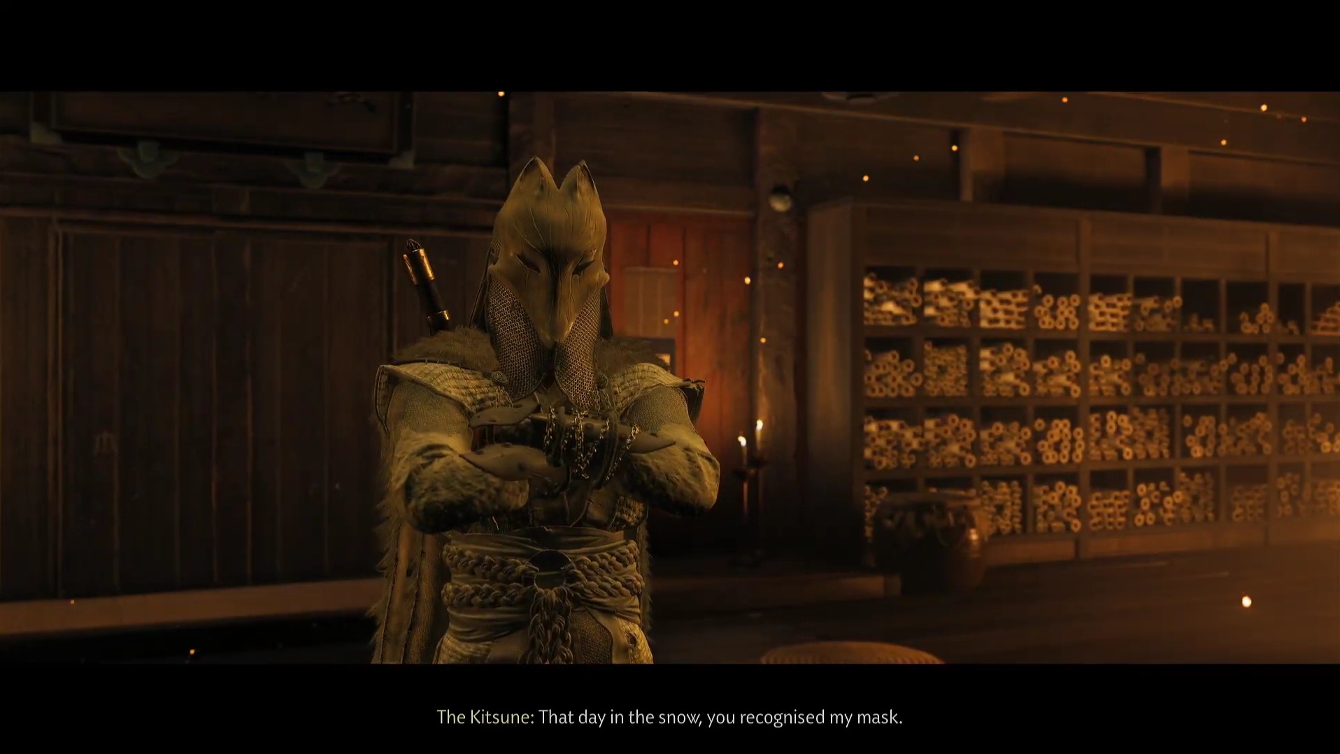 The Kitsune (Image via Sucker Punch and @WoW Quests)