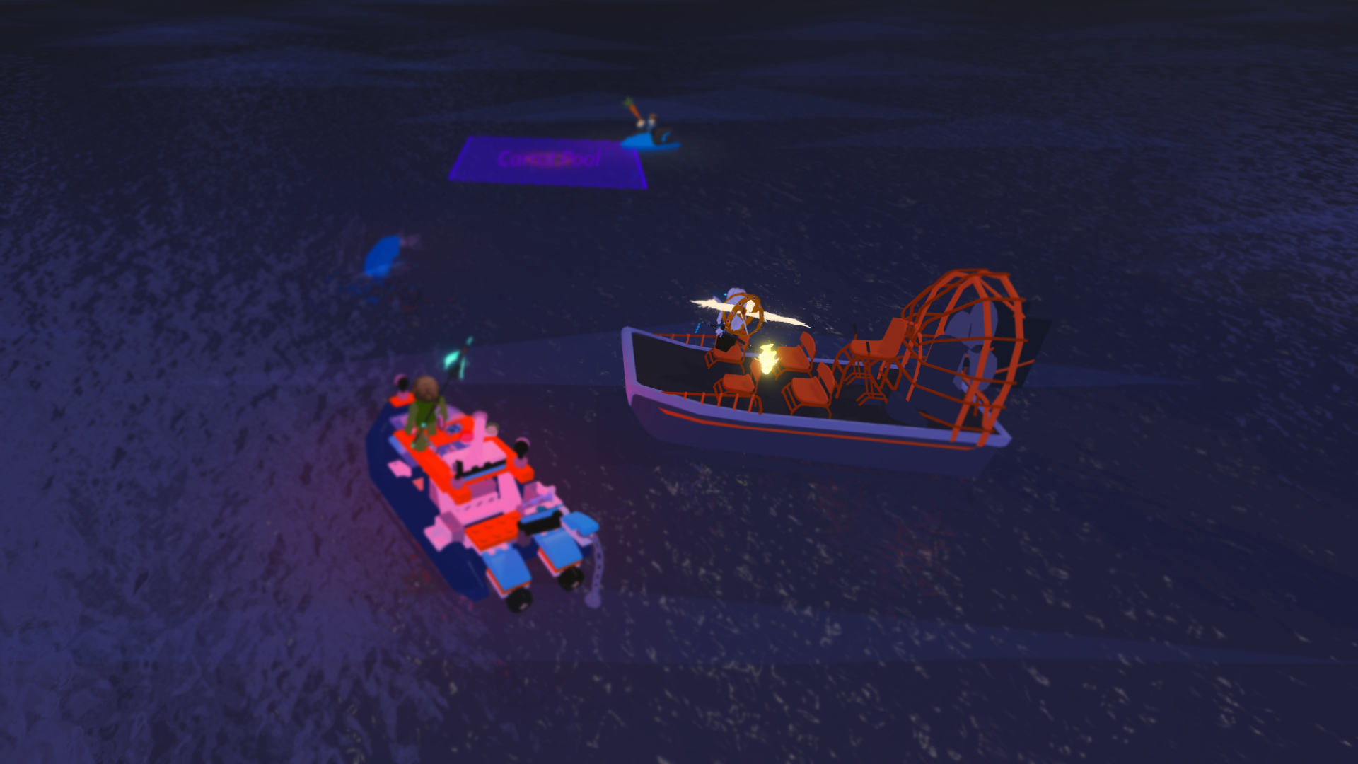 Seraphic Rod and a Blessed mutated fish (Image via Roblox Corporation)