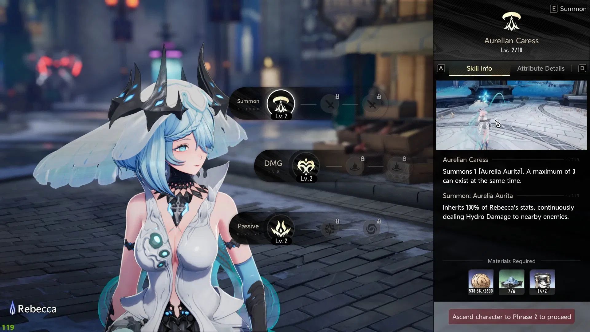 Skill Priority for Rebecca in Duet Night Abyss