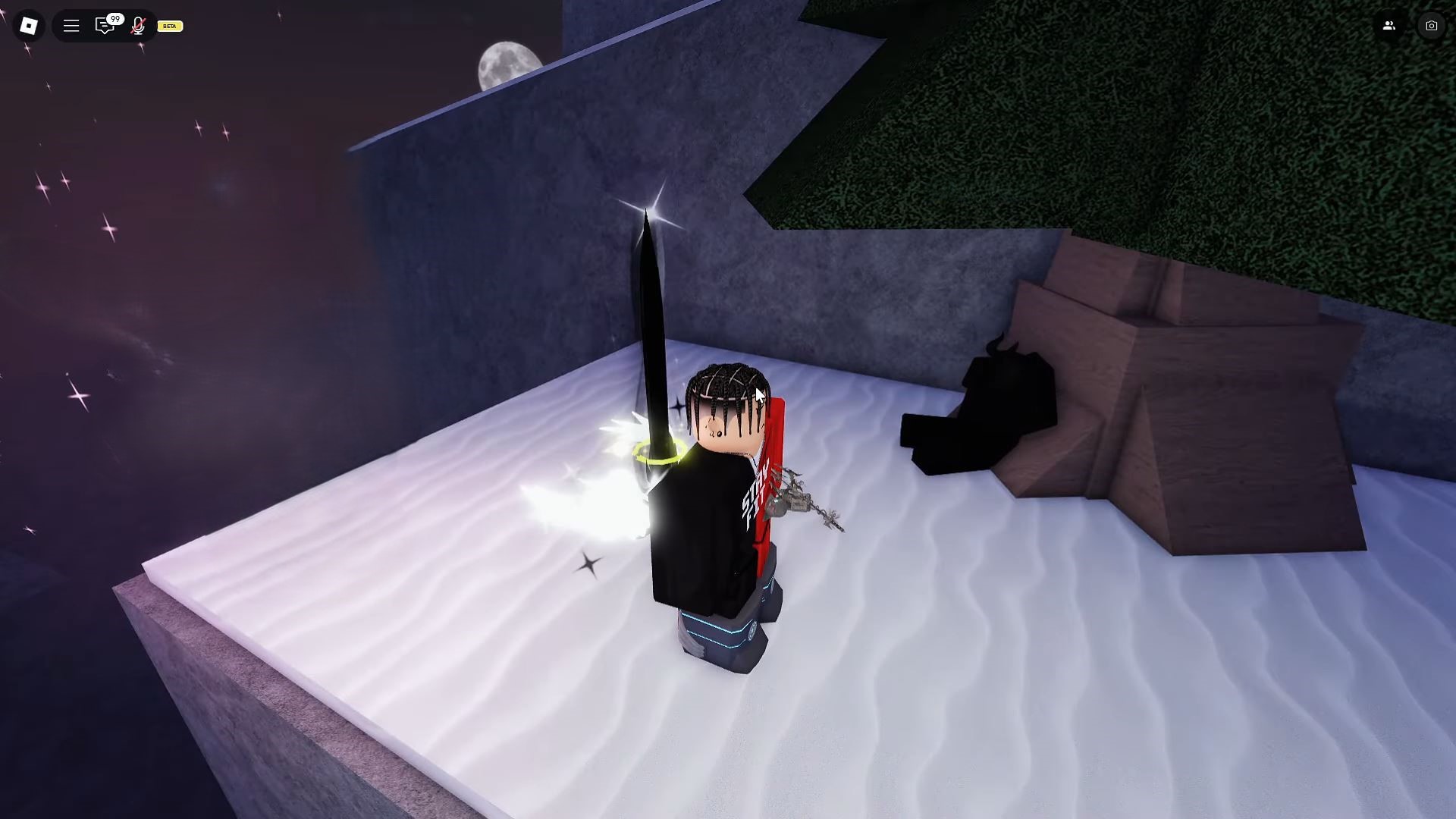 Sno NPC (Image via Roblox Corporation)