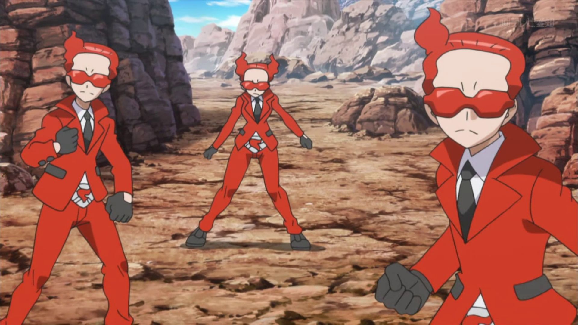 Team Flare in the anime (Image via TPC)