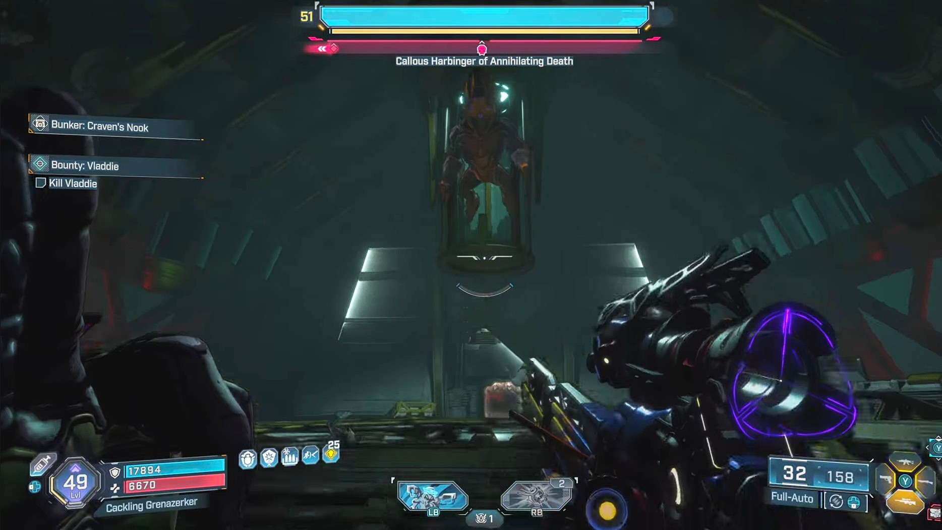 Callous Harbinger of Annihilating Death in Craven's Nook (Image via 2K)