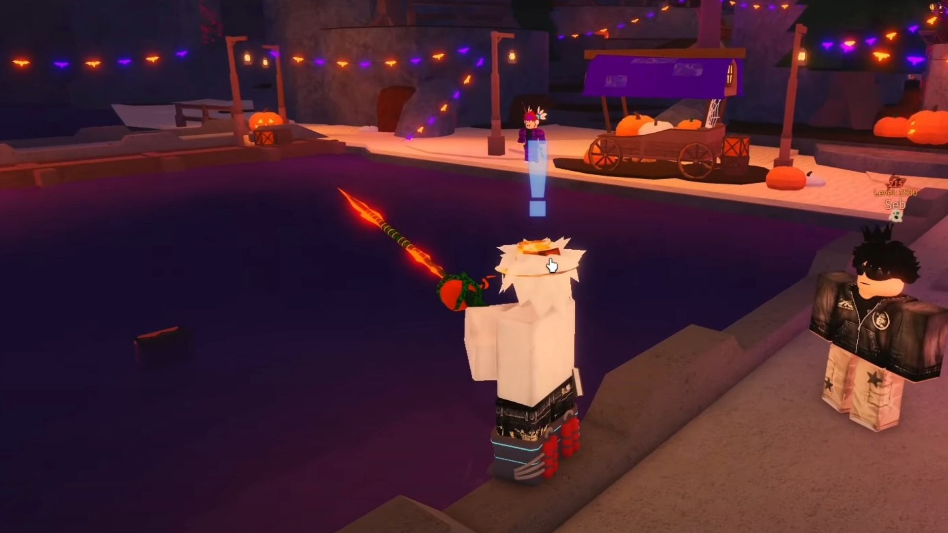 The Jack-O-Blazer Rod in action