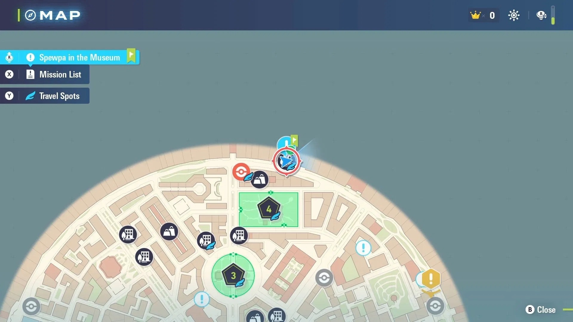 The Museum location