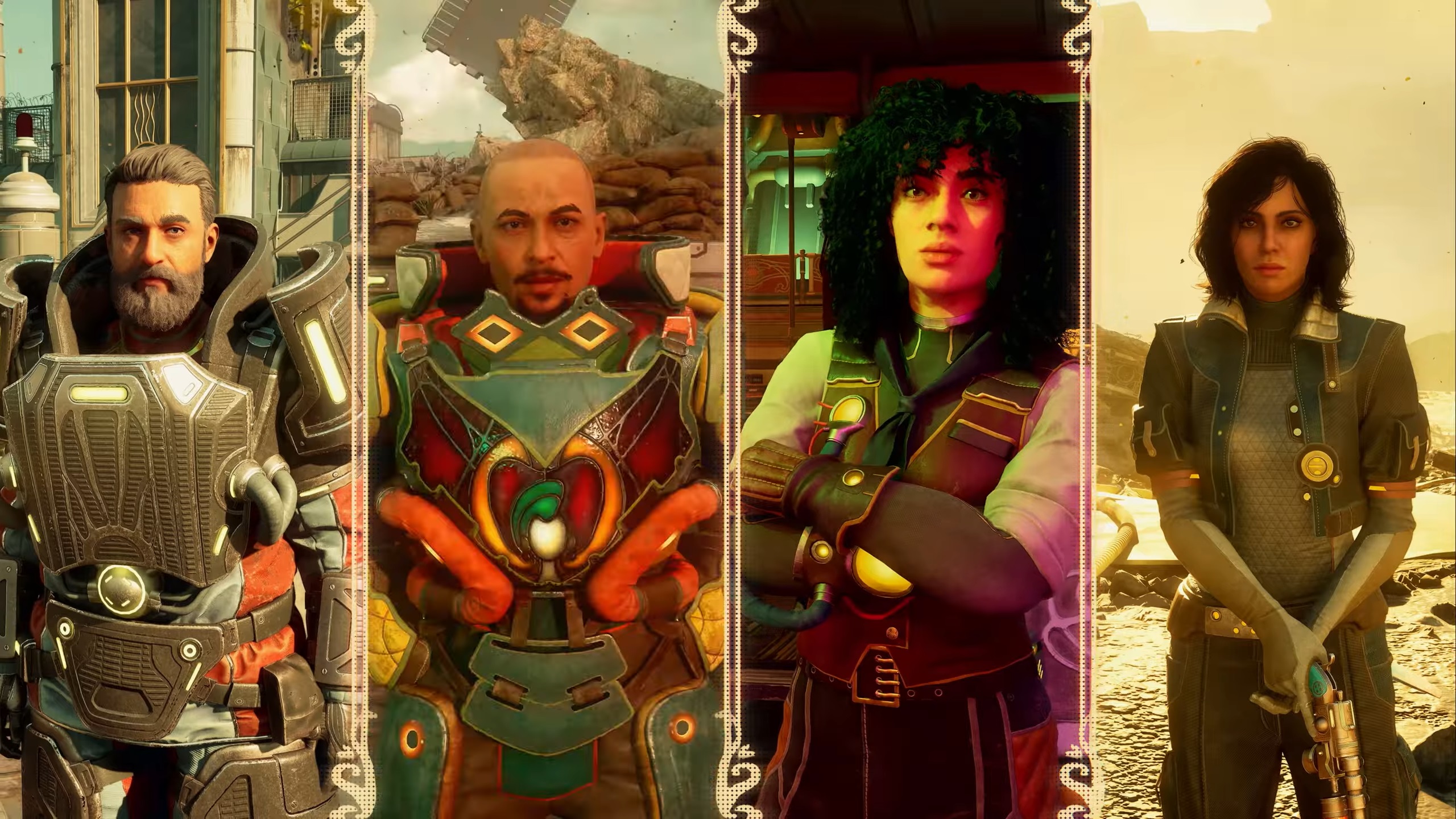 Picture of recruitable companions in Outer Worlds 2
