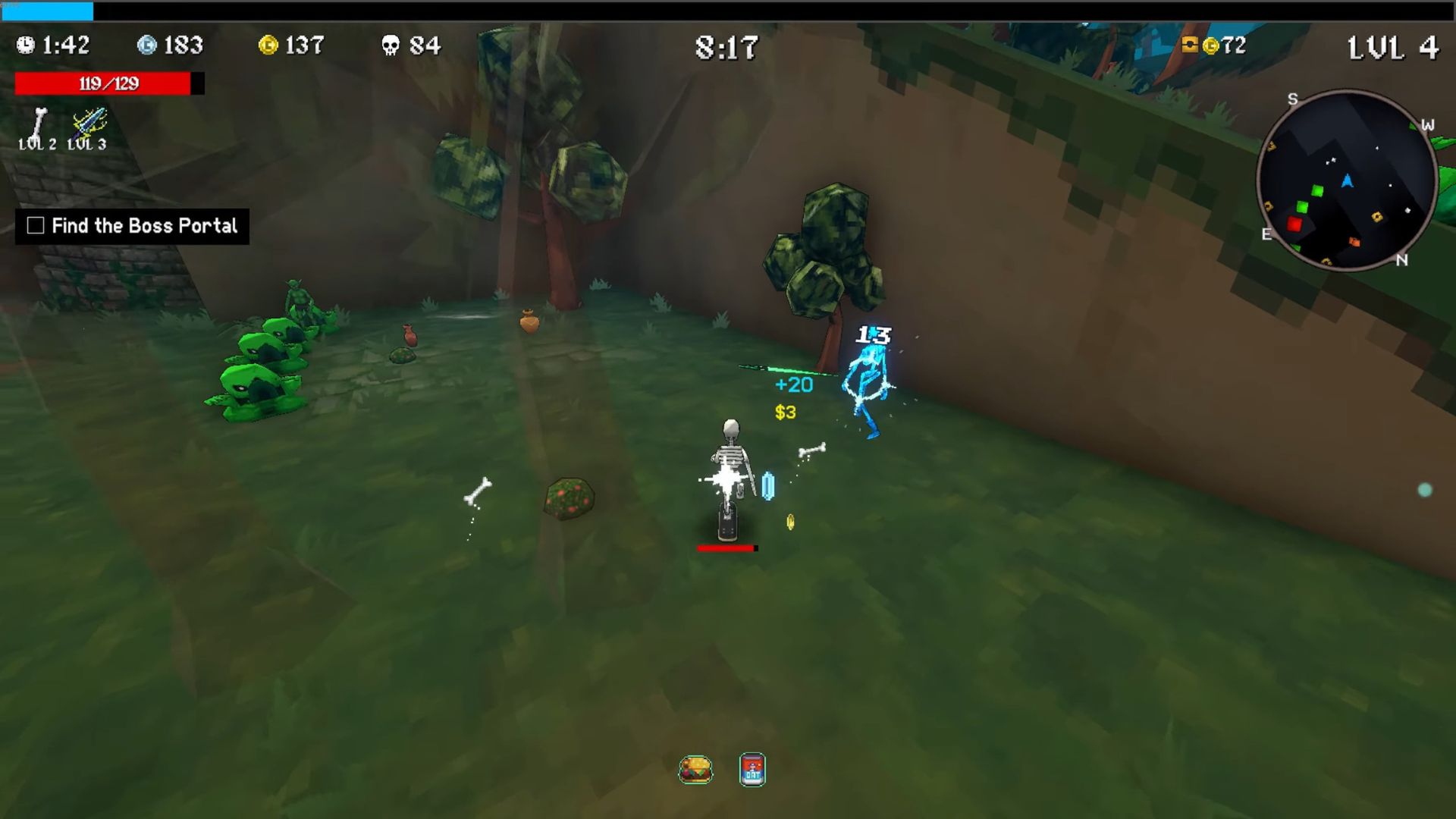 Blue Skeletons Best Early Items in Megabonk