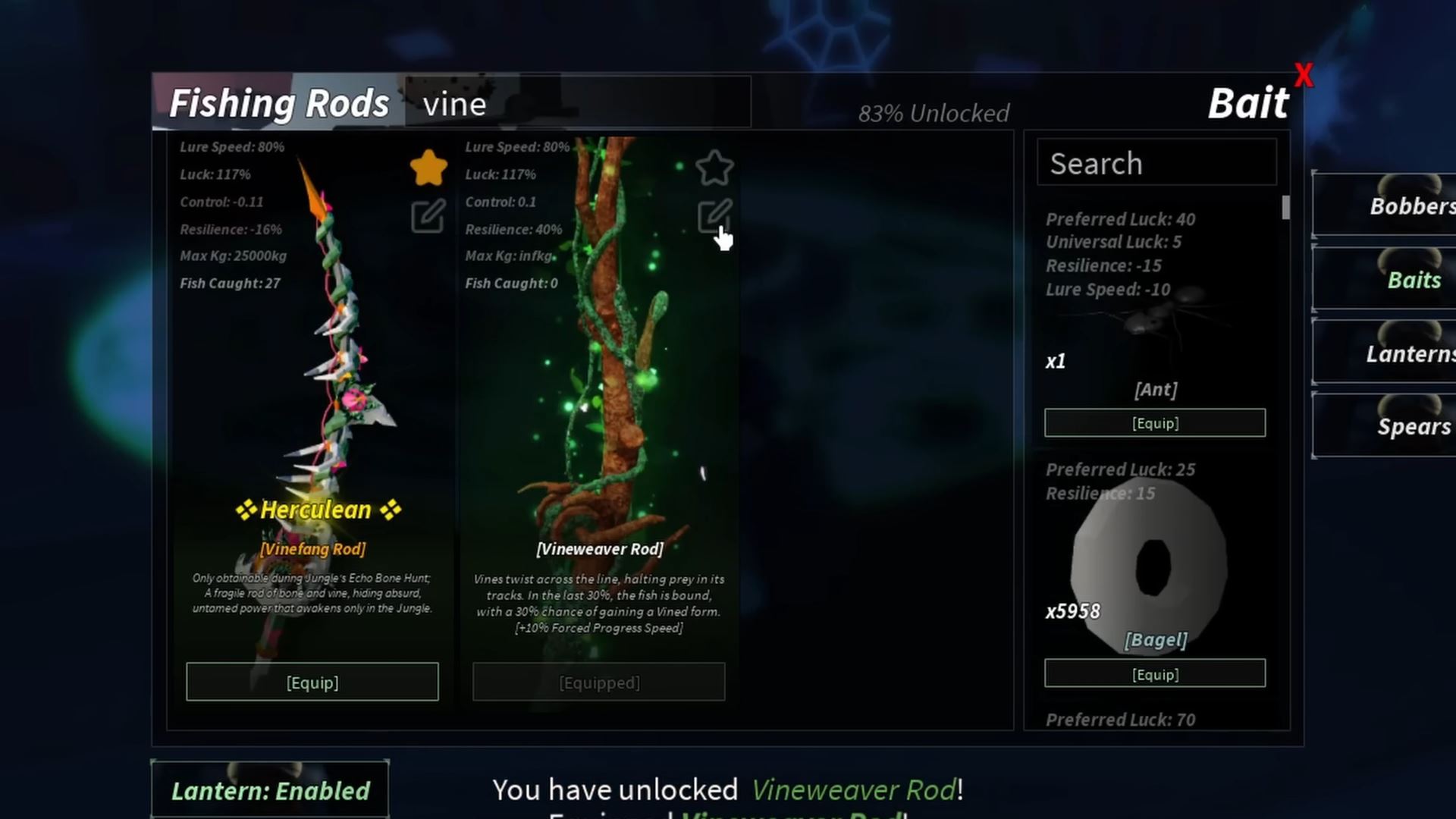 Vineweaver Rod (Image via Roblox Corporation)