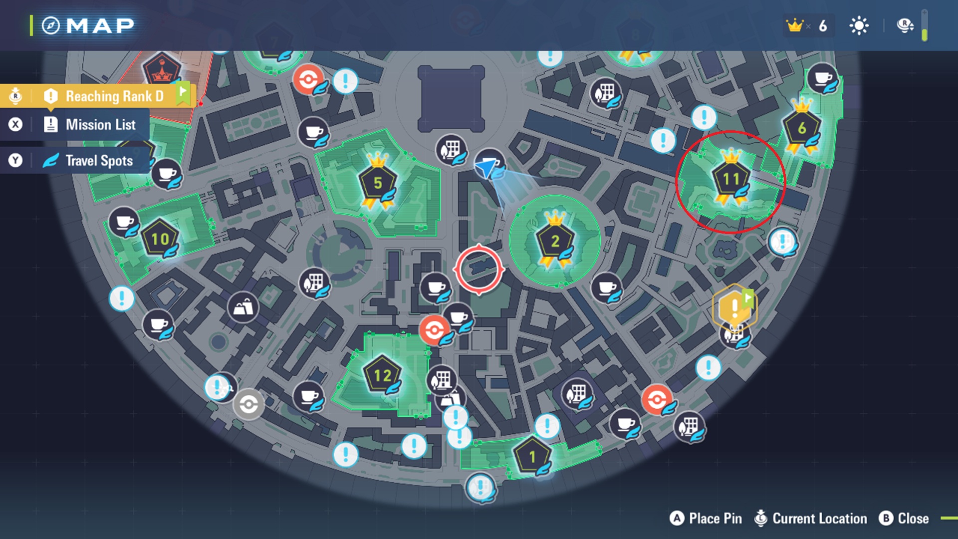 Wild Zone 11 in Pokemon Legends Z-A