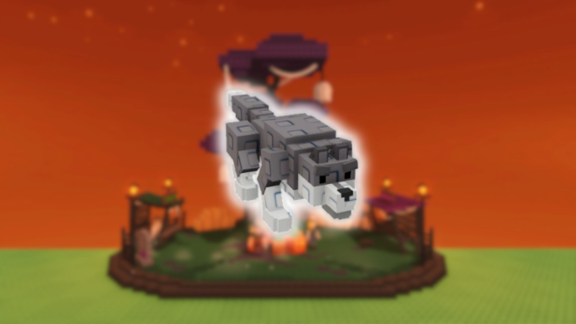 Wolf Pet in Grow a Garden (Image via Roblox Corporation)