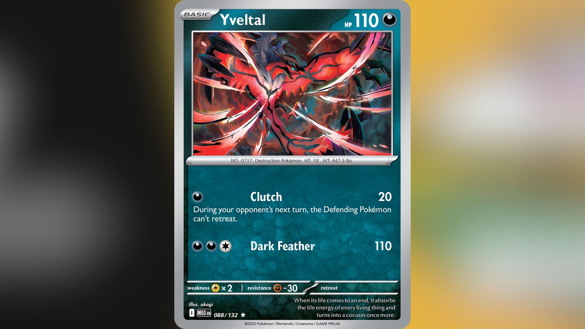 Yveltal from Mega Evolution (Image via TPC)