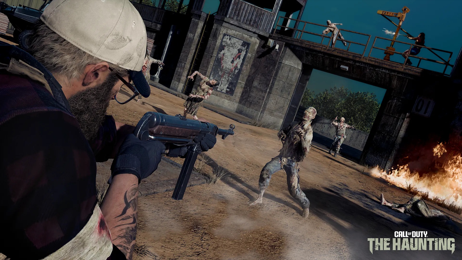 An Operator fighting zombies in Zombie Royale LTM in Warzone Season 6