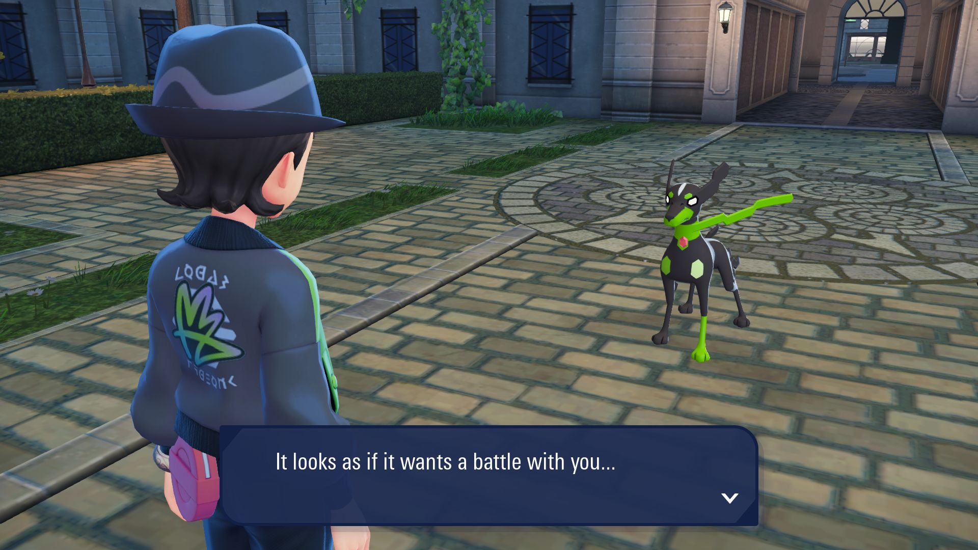 Zygarde challenges you to a battle! (Image via The Pokemon Company)