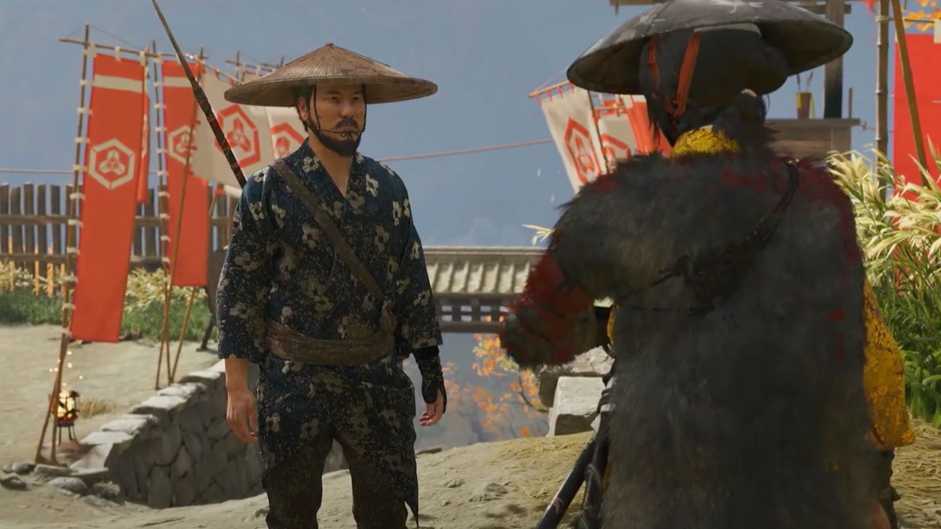 Broken Horn Garrison is in the Ishikari Plain. (Image via Sony Interactive Entertainment)