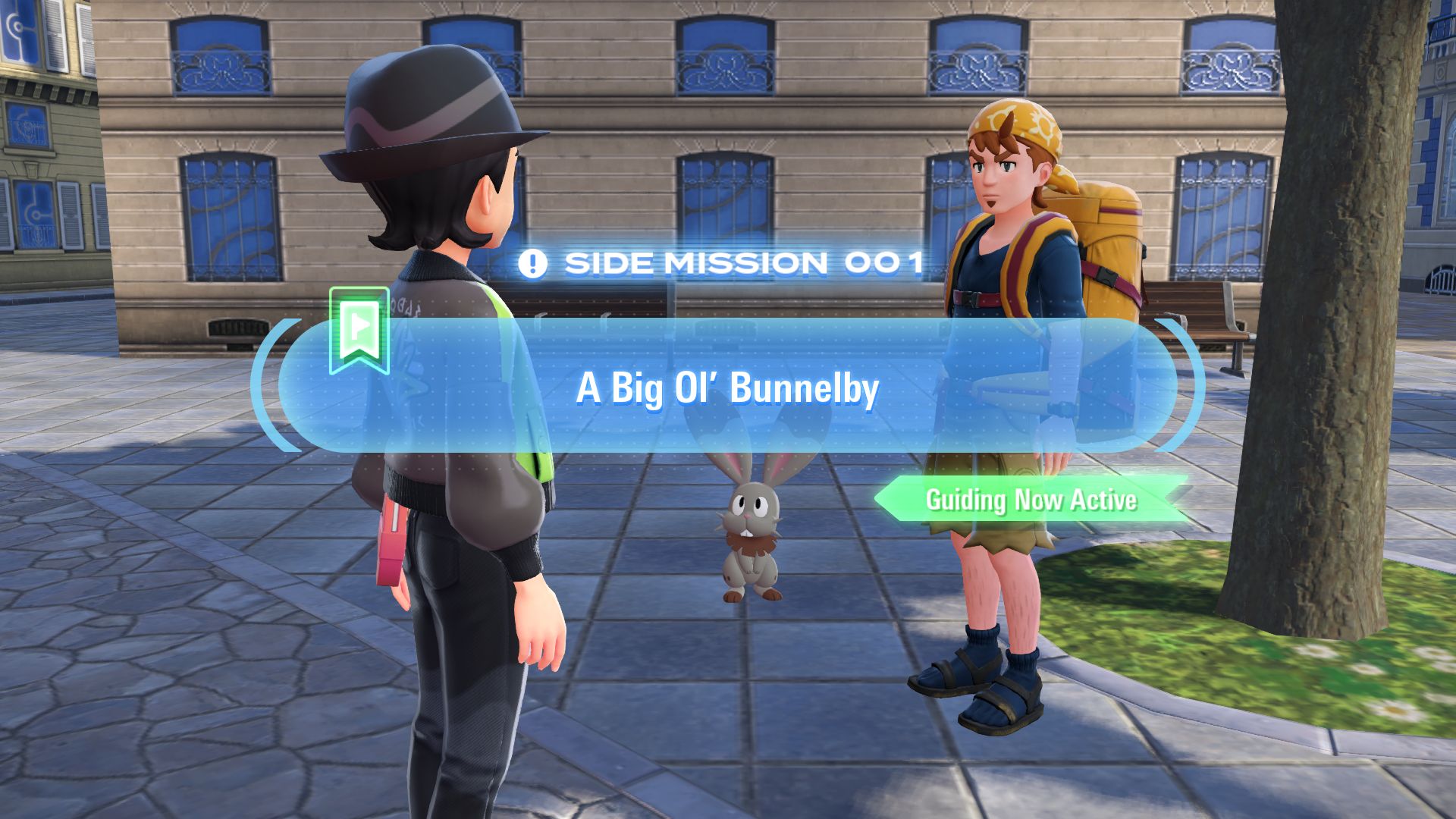 A Big Ol' Bunnelby side quest (Image via Pokemon Company)