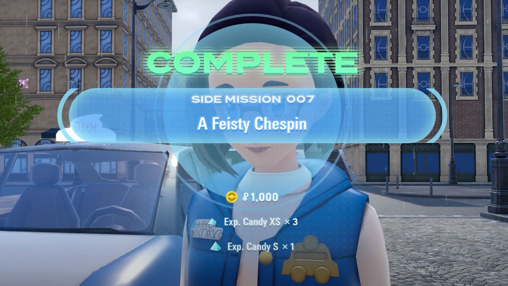 Grab your Chespin along with these rewards. (Image via TPC | @Hydros/YouTube)