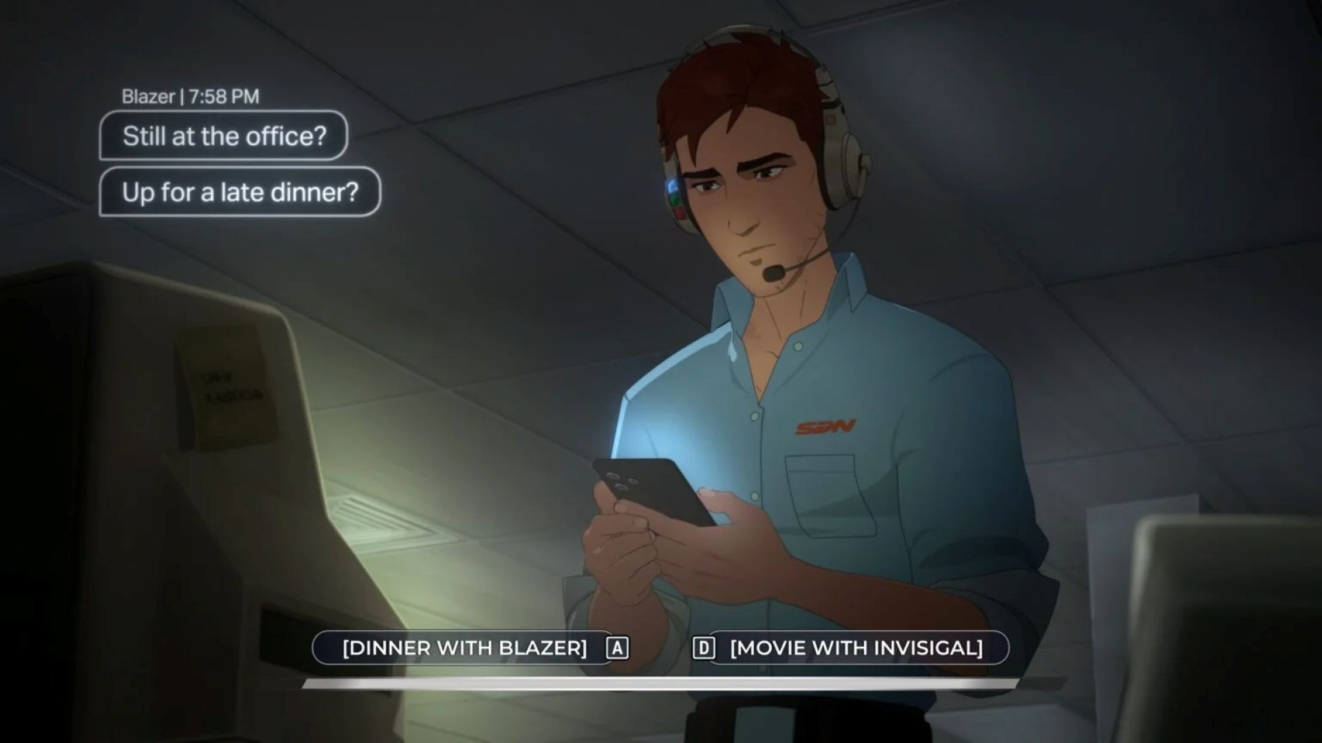 Date Invisigal or Blonde Blazer in Dispatch (Image via AdHoc Studio)