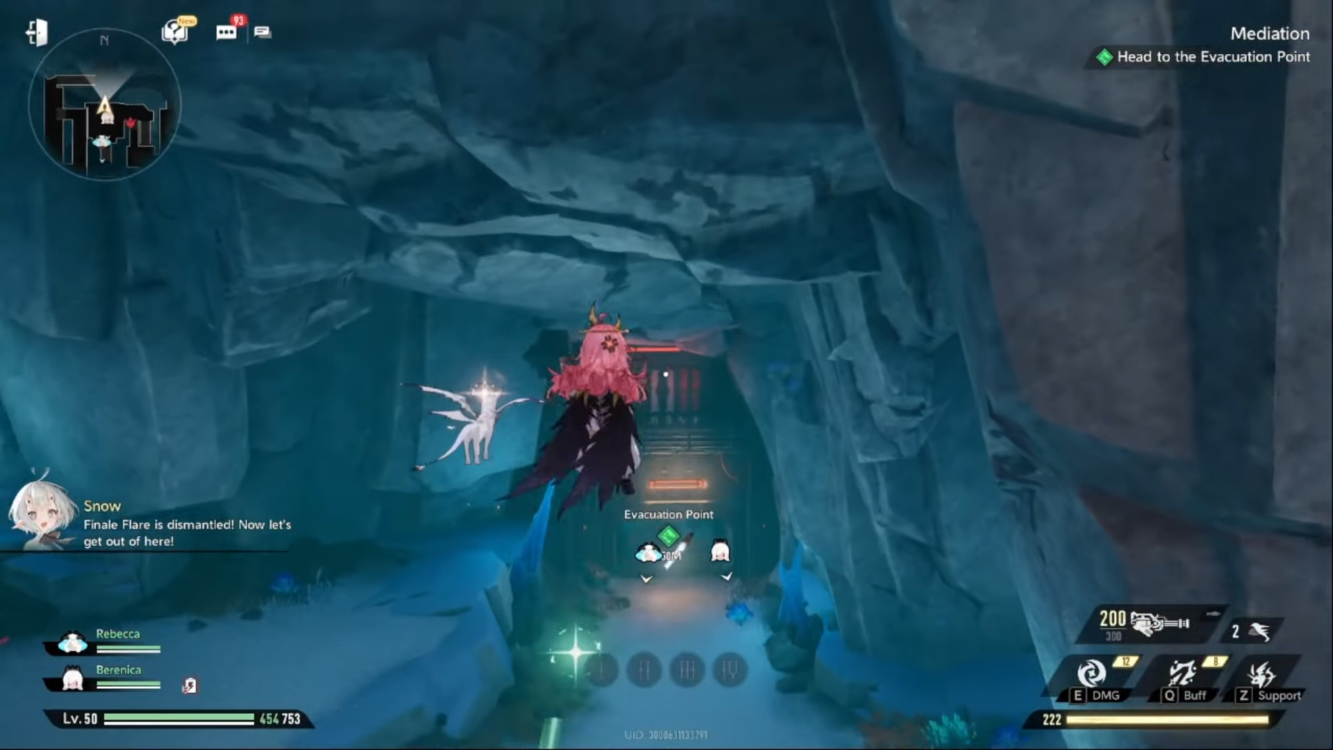 Exit through evacuation