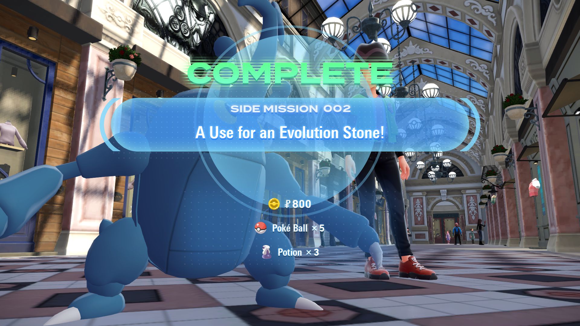 This side quest isn’t too time-consuming, but it has decent rewards (Image via Pokemon Company)