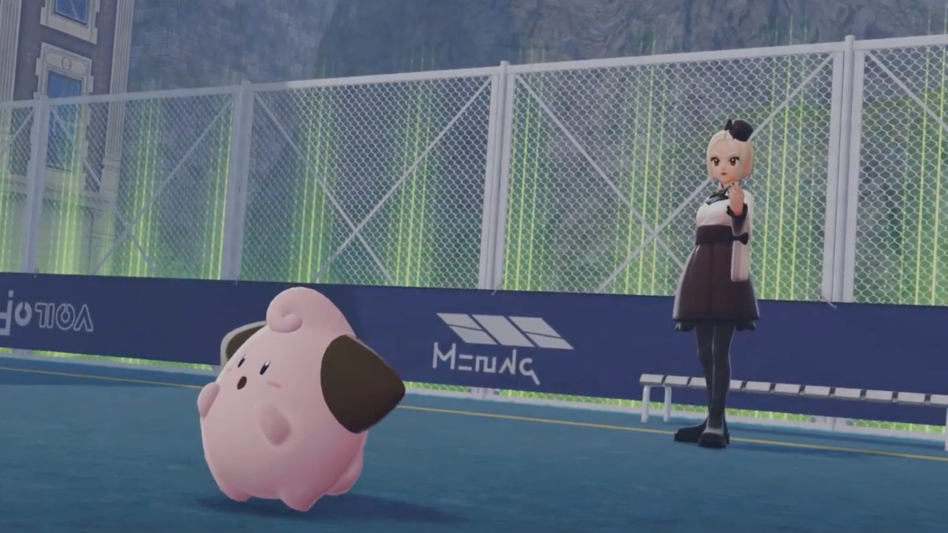 Faye uses three Fairy-type Pokemon, including Cleffa. (Image via TPC | @Andruidus/YouTube)