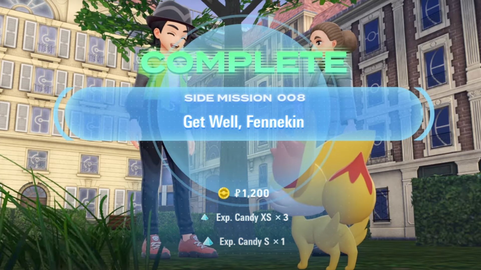 Get Well, Fennekin Rewards in Pokemon Legends Z-A