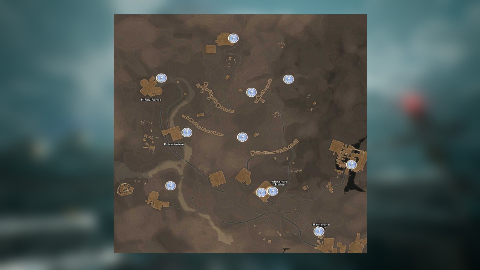 Golden Ridge fast travel points. (Source: Xbox Game Studios)