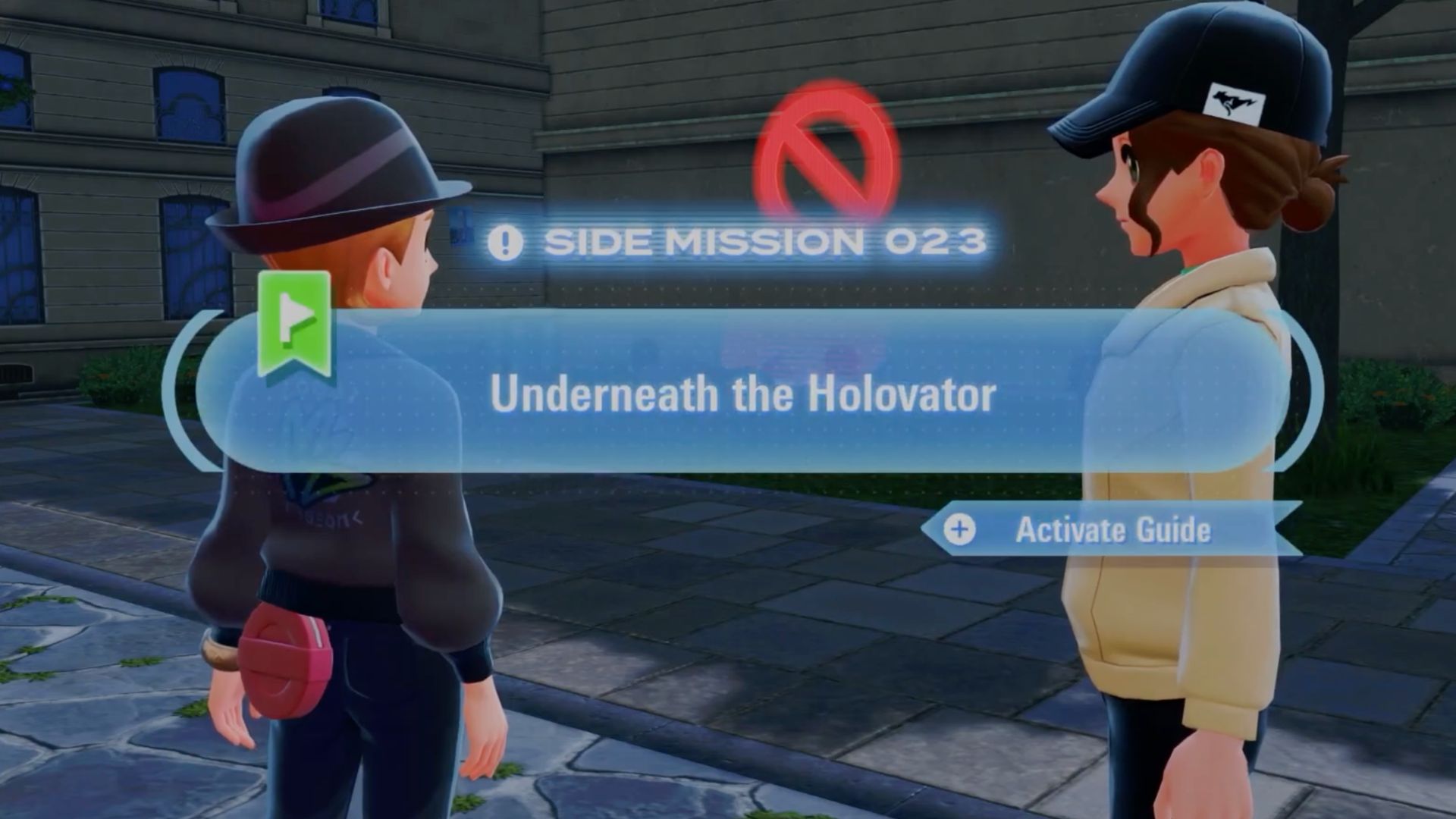 Pokemon Legends Z-A: Underneath the Holovator Side Quest (Image via TPC)