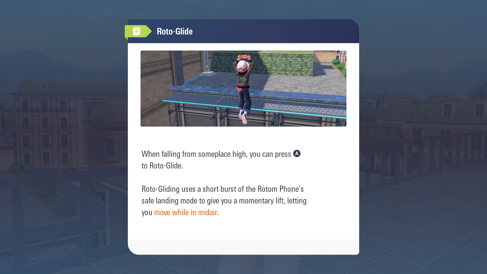 how to roto-glide in pokemon legends z-a