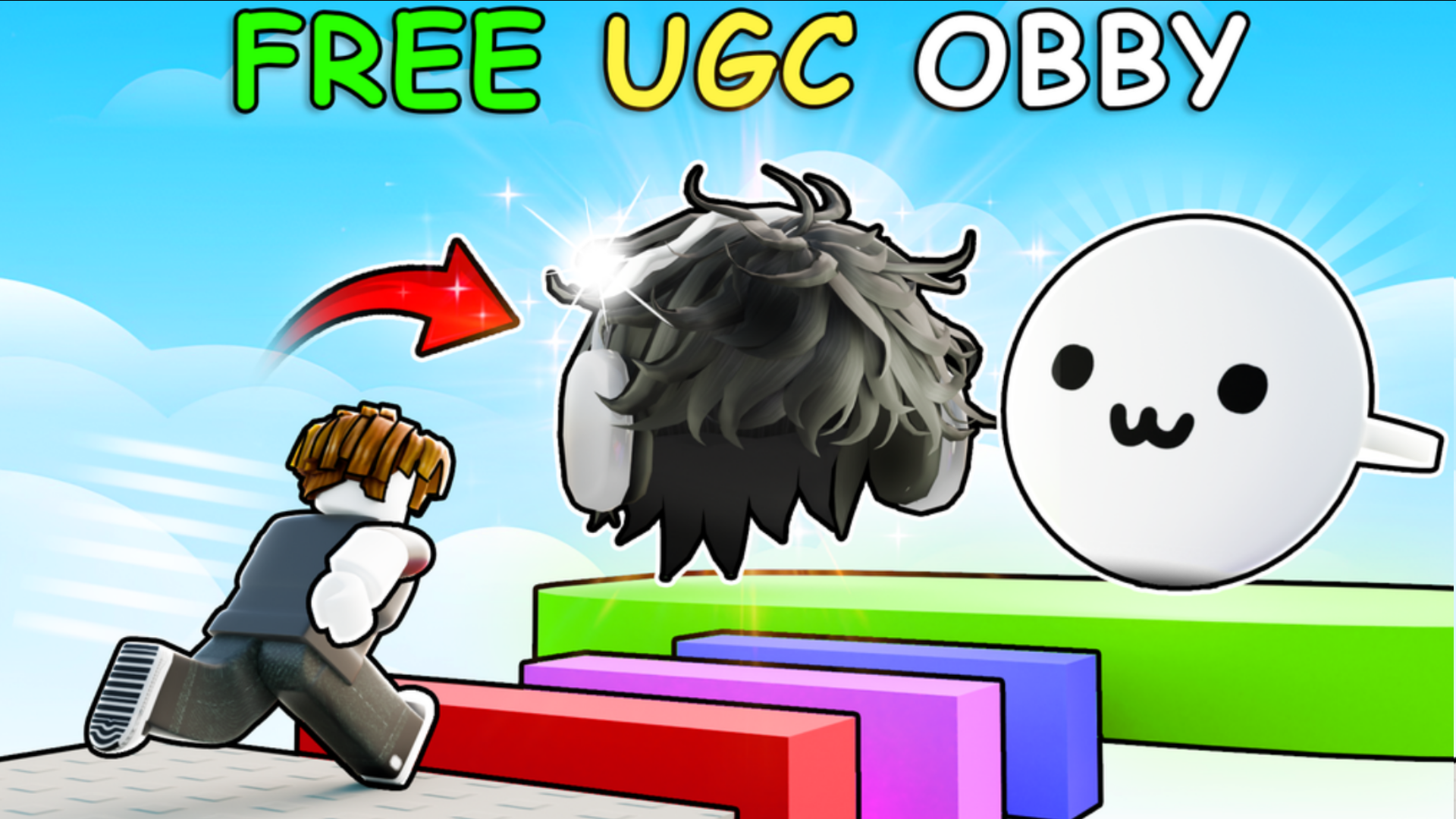 A feature image from Free UGC Obby in Roblox