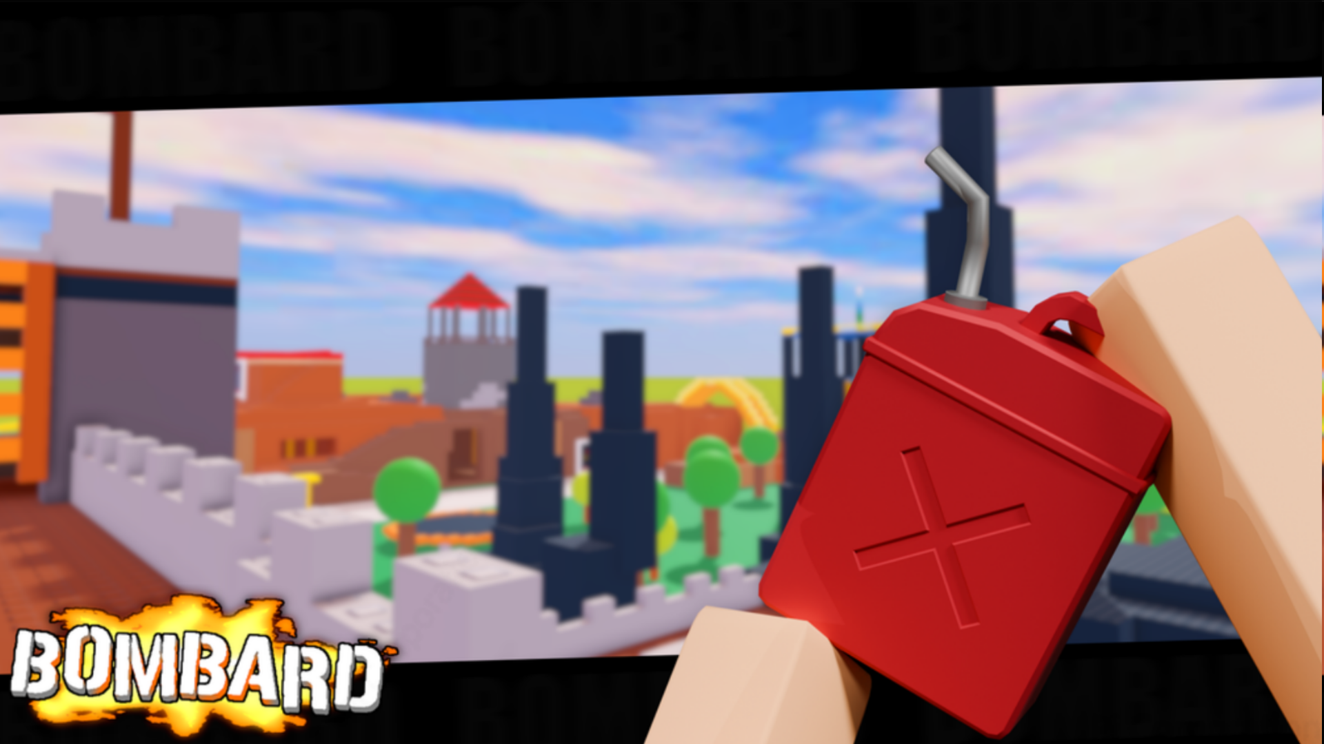 A feature image from BOMBARD in Roblox
