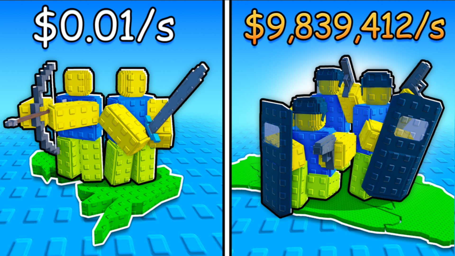A feature image from Noobs War in Roblox