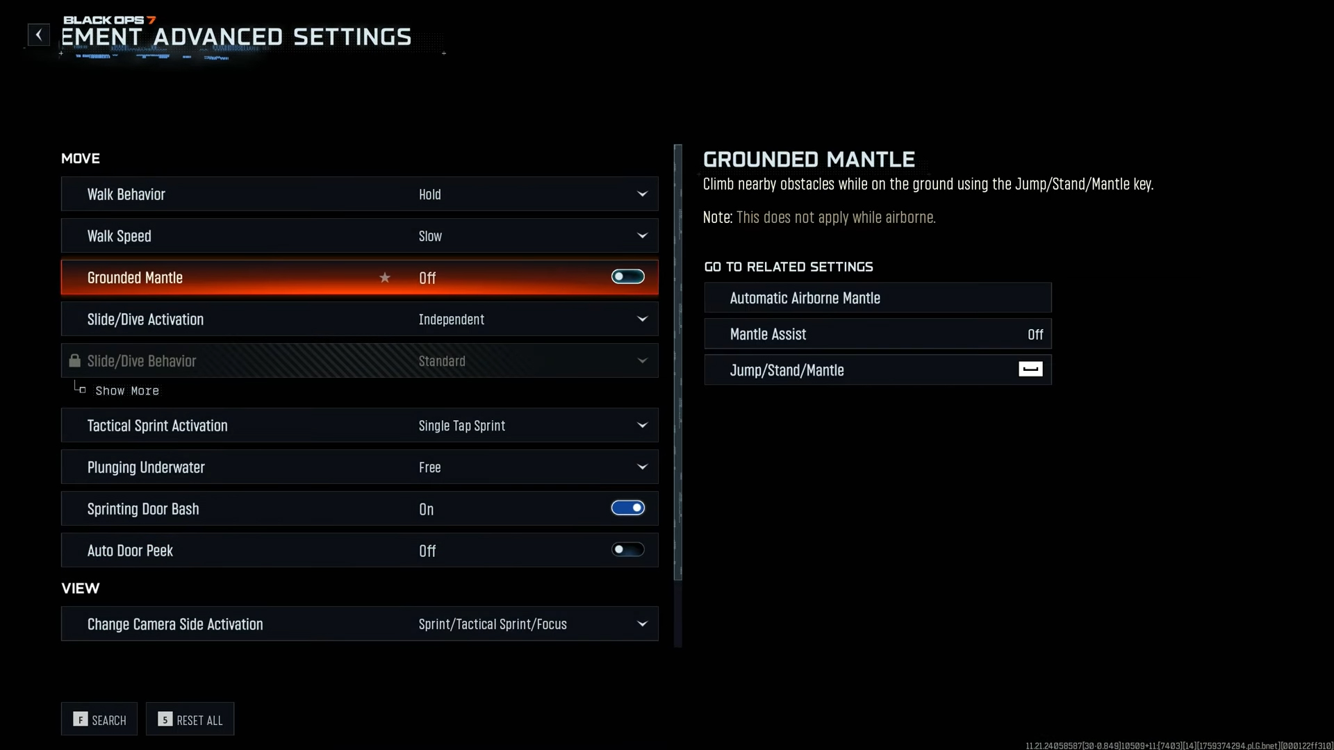 Black Ops 7 Beta: Mouse Settings (Image via Activision)