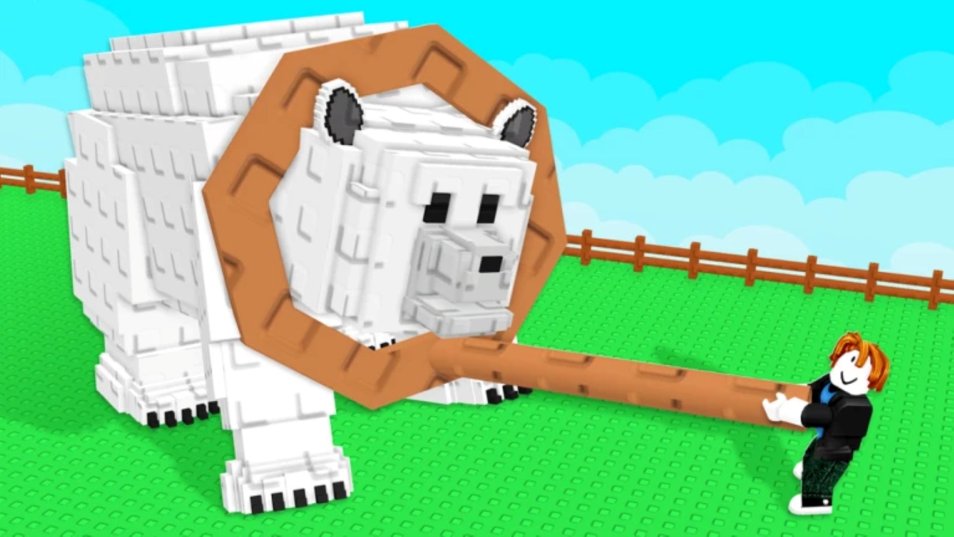 Learning the ropes of Lasso Animals (Image via Roblox Corporation)