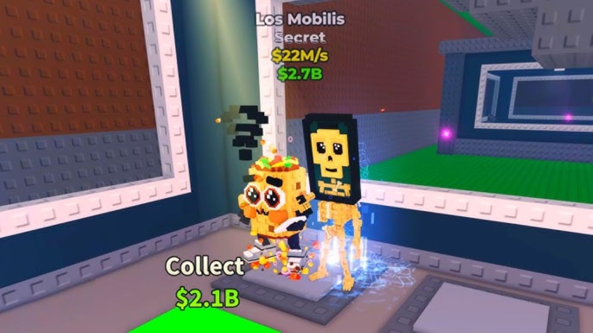 The Los Mobilis unit in Steal a Brainrot (Image via Roblox Corporation/YouTube @UMUSTPLAY))