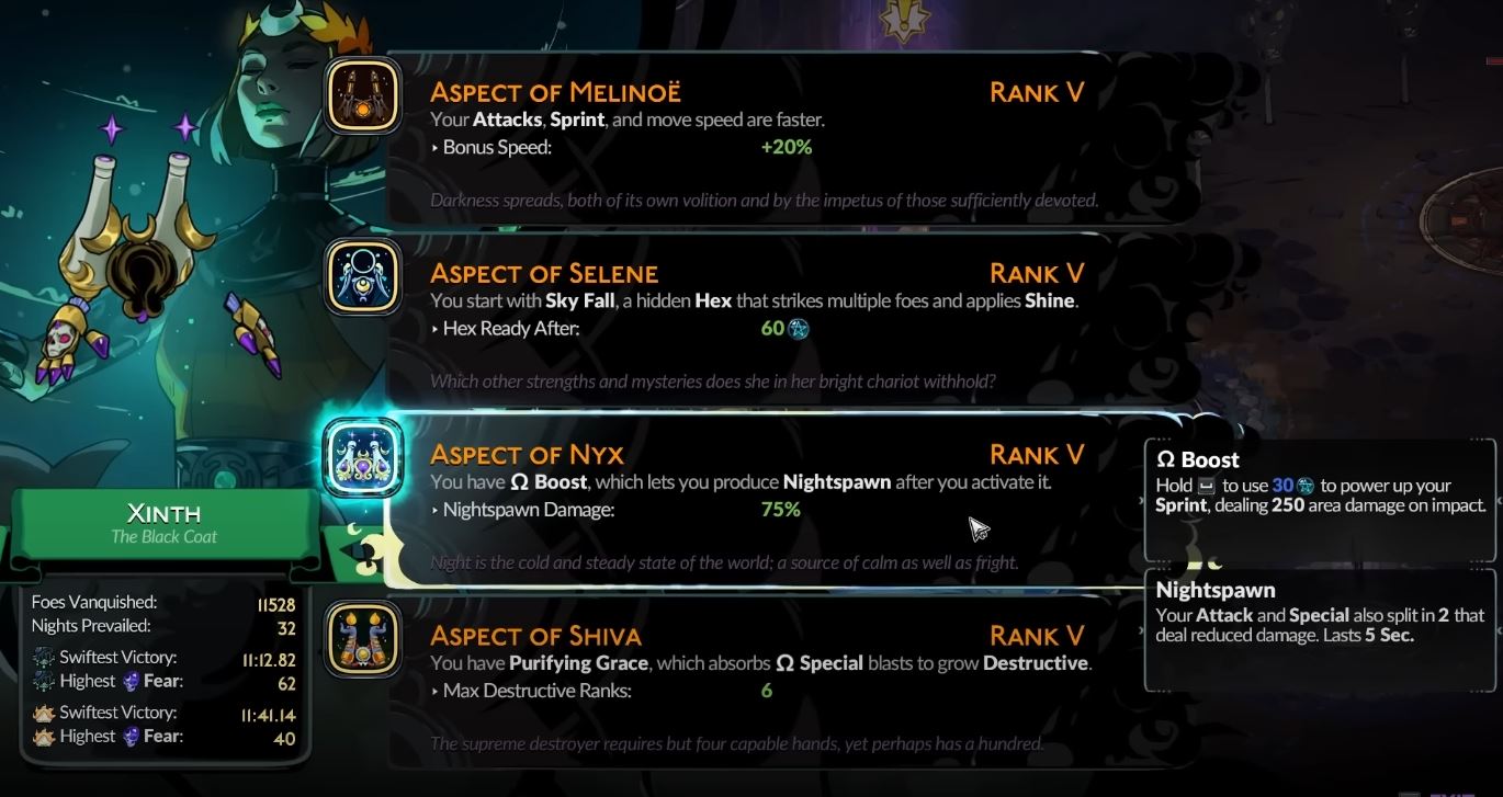 Aspect of Nyx