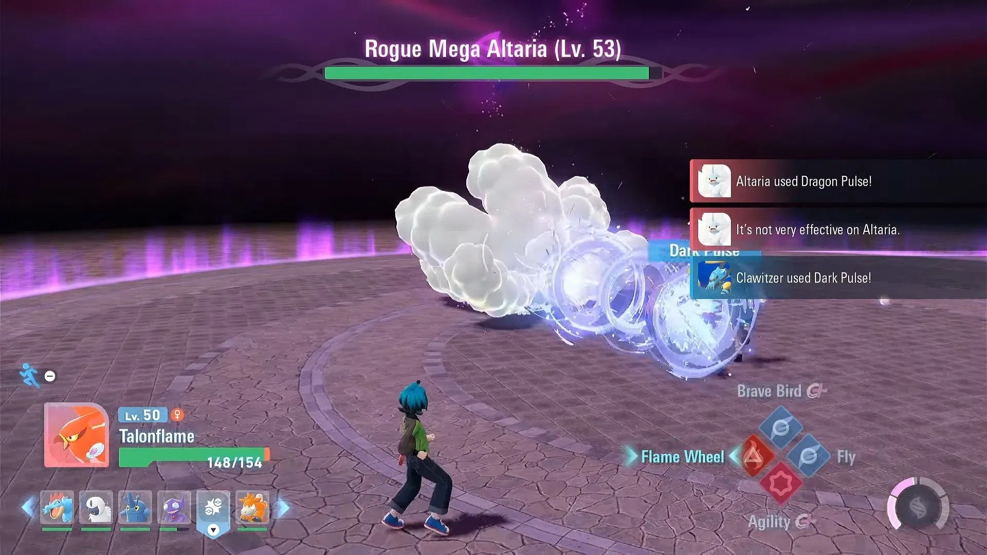 Rogue Mega Altaria is hard to read (Source: The Pokemon Company | ZaFrostPet/YouTube)